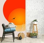 3D Sunset Bird N451 Wallpaper Wall Mural Self-adhesive Boris Draschoff Fay