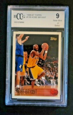 Kobe Bryant Topps Rookie #138 Graded 9 Near Mint | eBay