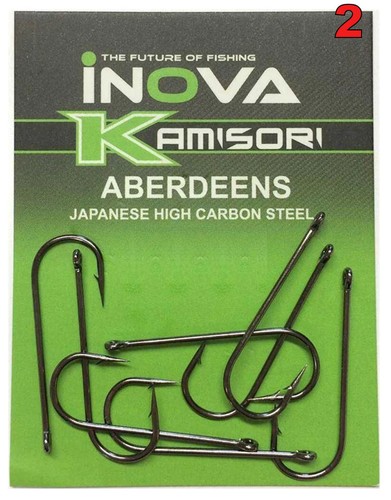 iNova Kamisori Aberdeen Hooks Sea Shore Pier Fishing (6 Sizes) - Picture 3 of 7