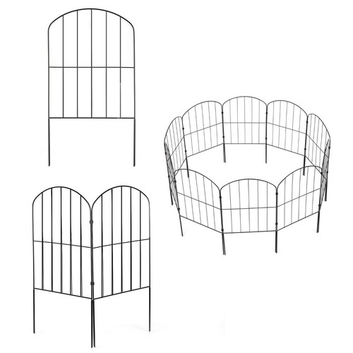 25 Pcs Garden Fence Decorative 27ft x 24" Rustproof Fence Panels Border for Yard - Picture 3 of 10