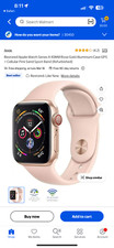 Apple Watch Series 4 40 mm Gold Aluminum Case with Pink Sand Sport Band (GPS...