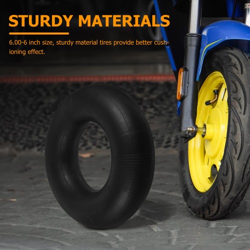 2 Pcs Electric Car Inner Tube Lawn Mower Tubes Bike Accessories Scooter Tire - Picture 2 of 12