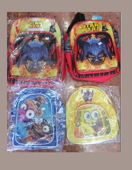 MOCHILA STAR WARS BOB ESPONJA FANBOY GRANDES Y MEDIANAS CARTERA