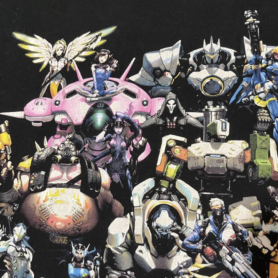 Camisa Videojuego Overwatch Uniqlo Blizzard Entertainment Grande World Of Warcraft Foto 3 de 4