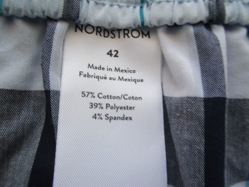 Nordstrom 2-Pack Cotton Blend Men Woven Boxer Pajamas 42 MSRP $30 U87.W9 - Picture 3 of 6