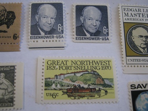 Collection of 22 Different 1970s MNH Single USA Stamps, 1410-13, 1415-18 +++++ - Picture 3 of 16