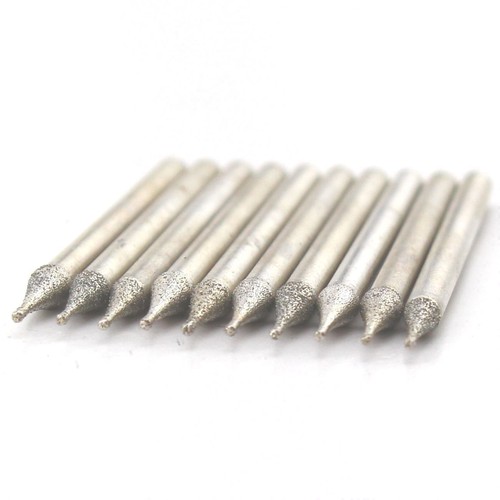 30Pcs 0.8mm Small Diamond Drill Bit Hole Saw Solid Bits Lapidary Tools for Stone - Bild 3 von 12