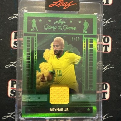 Naymar Jr. 2026 Leaf Glory Of The Game Soccer Green Holo 8/10 Santos / Brazil￼