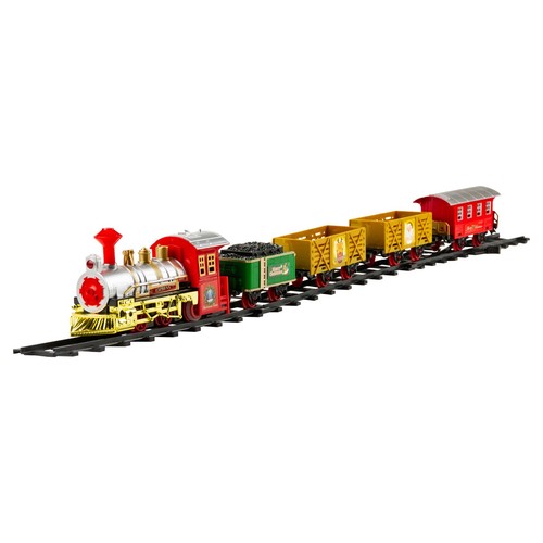 Northlight 16-Piece B/O Lighted Animated Christmas Express Train Set Sound