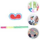 1 Set Pinata Stick Pinata Eyeglass Festival Celebration pinata stick girl