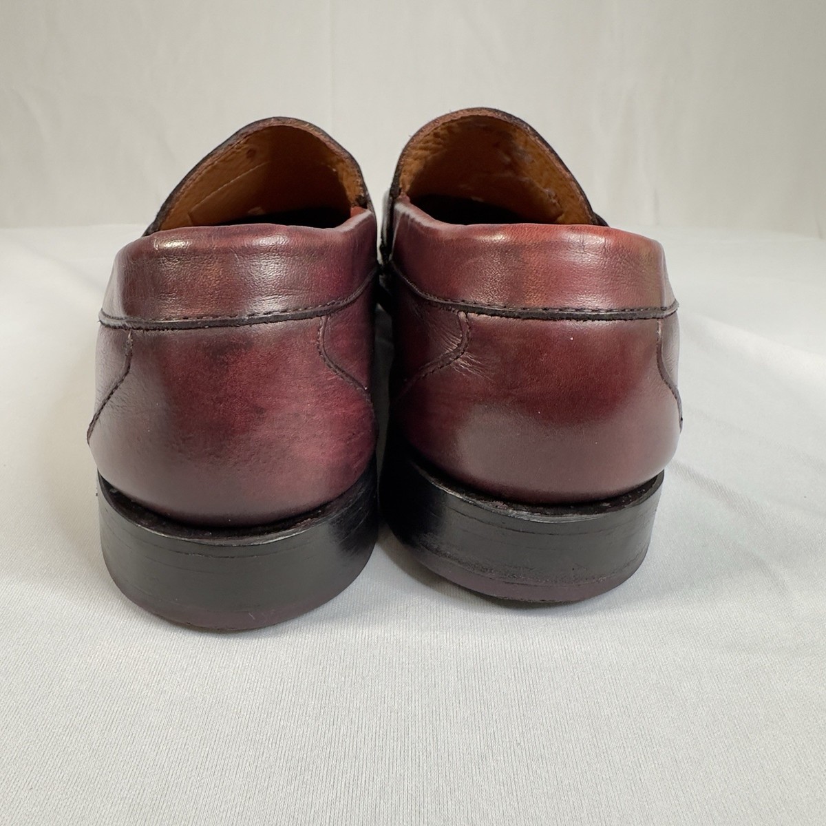 Allen Edmonds Cavanaugh Penny Loafer Size 8D Burgundy Made