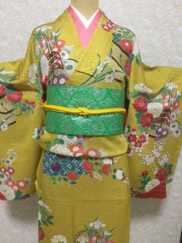 Kimono Vintage Women Showa antique, valuable, long - Bild 2 von 6