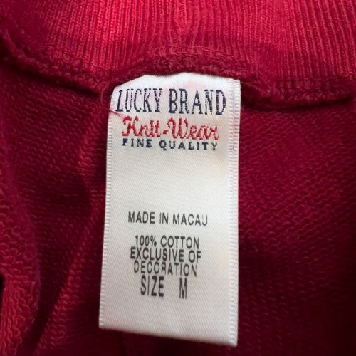 Vintage Lucky Y2K Pants Medium Wide Leg Embroidered Ombre Red Butterfly Flowers - Bild 8 von 10
