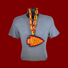 CHIEF'S KINGDOM Kansas City Chiefs Fan Chain Pendant Necklace NFL Football