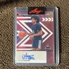 2023 Leaf Basketball NextGen Autographs Dylan Harper ARC Rookie Auto /272
