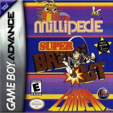 Millipede/ Super Breakout / Lunar Lander (Game Boy Advance) Cart Only
