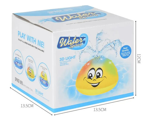 2 x Kinder Leucht Badespielzeug, Wassersprinkler & 3D Licht Babys Badezeit Spaß Geschenk - Bild 11 von 11