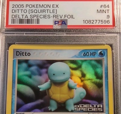 Ditto (Squirtle) 64/113 Delta Species Reverse Holo Pokemon
