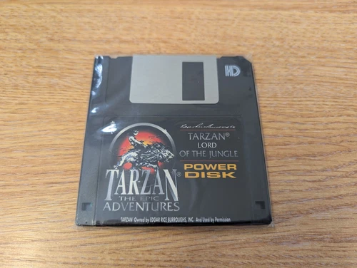 TARZAN LORD OF THE JUNGLE Vintage PC Game 3.5 Floppy Disk 1995 