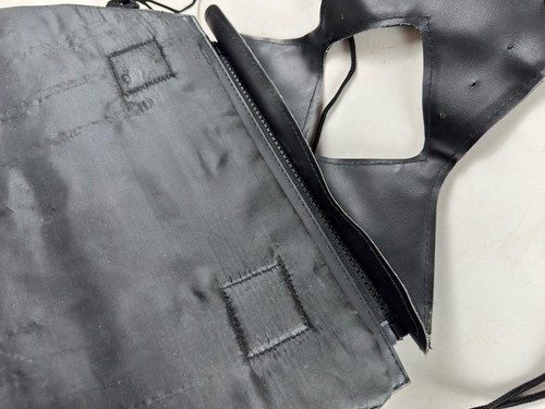 Juego de bolsa de sillín de cuero de búfalo con placa de diamante con cremallera - Imagen 17 de 22