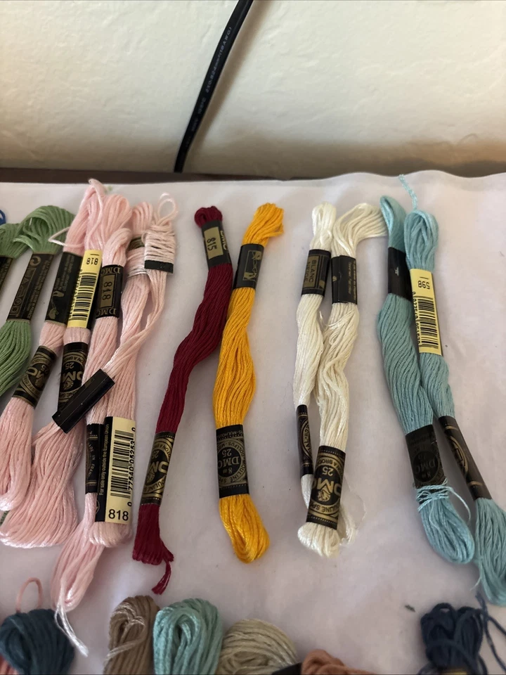 DMC Flower thread lot of Over 60 assortment New And Partial - Image 4 of 4