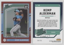 2024 Panini Donruss Optic Rated Prospects Red Prizm /99 Kemp Alderman #140