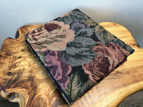 Vintage Maude Asbury Tapestry Floral Design Photo Album Taffeta Lining Holds 48 - Picture 6 of 17