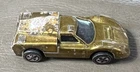 1967 Mattel Hot Wheels Redline Ford J-Car - Gold - Black Interior - USA