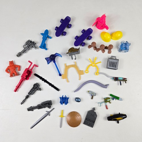 Vintage 90er 90er Spielzeug Action Figuren Zubehör Konvolut Dinosaurier Voltron Space Jam