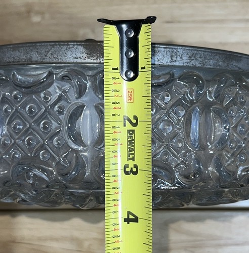 Vintage Limburg Glass Flush Mount Ceiling Light MCM Rare 12” *PLEASE READ* - Bild 11 von 20