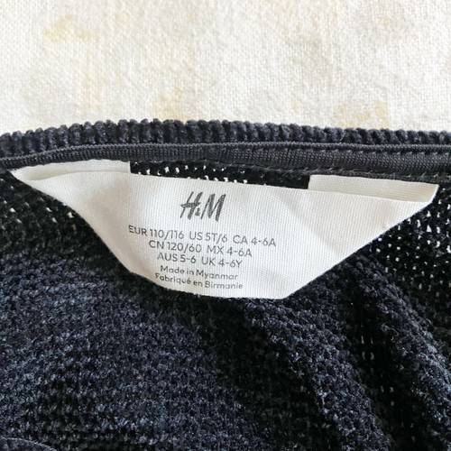 Vestido Tutú H&M Niñas 5T/6 Manga Larga Negro Lunares Elegante Fiesta de Invierno - Imagen 3 de 7