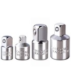 Square Ratchet Socket Adapter Reducer Converter Set Kit, 1/4", 3/8", 1/2" Driver