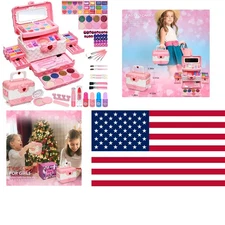 Princess-Themed Kids Makeup Kit with 32 Colors: Ideal for Budding Divas
