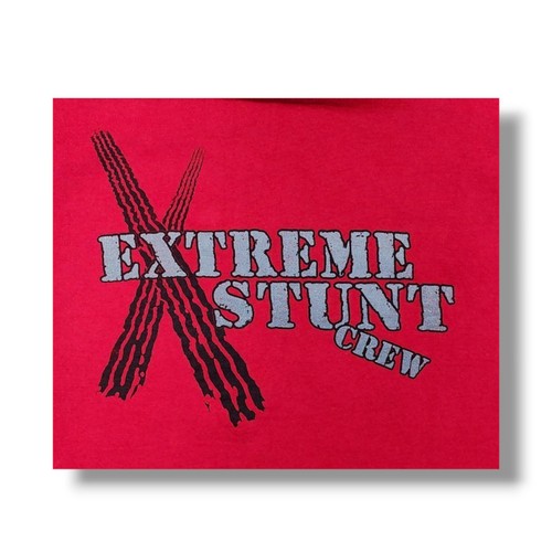 Sudadera con capucha roja vintage Walt Disney World Extreme Stunt Crew para hombre M - Imagen 15 de 21