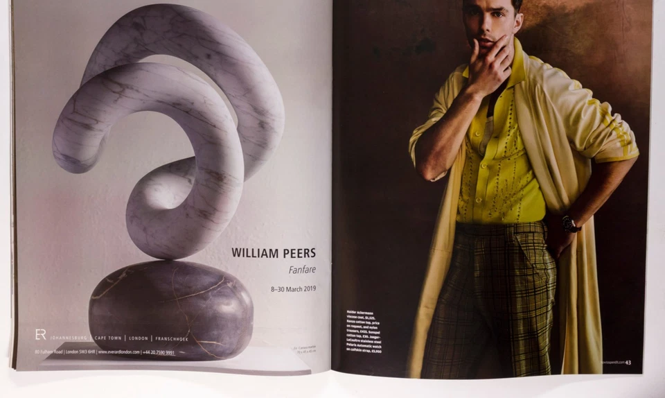 NICHOLAS HOULT PATRICK GRANT How To Spend It magazine March 9 2019 HTSI FT Times - Image 4 of 4
