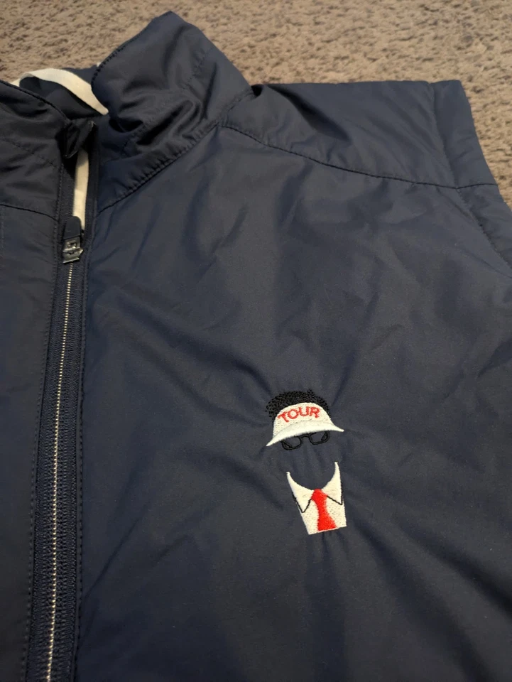 Chaleco de golf Zero Restriction Primaloft híbrido ligero cremallera completa azul para hombre XL Foto 2 de 4