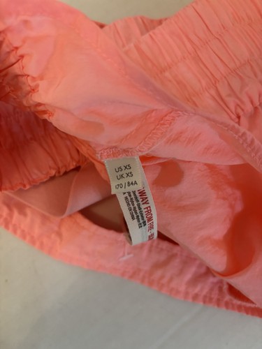 EUC Free People Movement Women’s Peach Nylon Sports Bra X-Small - Picture 5 of 6
