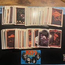 KISS 1978 Donruss Series 1 & 2 AUCOIN Complete Set 1-132 Trading Cards NM-MT!