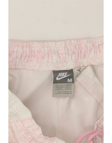 NIKE Mens Abstract Pattern Sport Shorts UK 31/33 Medium Pink Polyester GQ01 - 第 3/3 張圖片