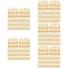 5 Pack Miniatur-bauernhofzaun Mini-zaun Mikrolandschaftszaun -Streikpostenzaun