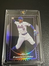 FRANCISCO LINDOR 2025 TOPPS CHROME SHADOW ETCH REFRACTOR SP METS 