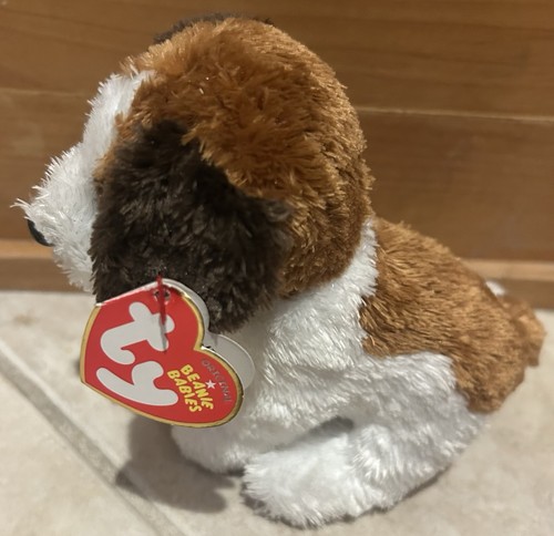 Ty Beanie Baby - YODEL el perro San Bernardo 6" con etiquetas - Imagen 2 de 3