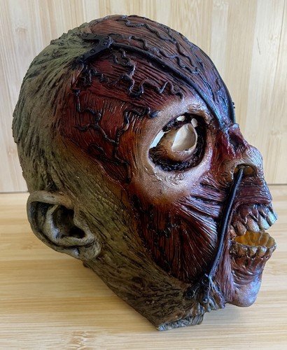 Máscara de Halloween de colección 1980 Don Post Studios Monster Zombie Creepy Thing - Imagen 2 de 7