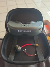 Fat Shark Teleporter V4 SPMVR1100 FPV Drone Video Goggles Untested
