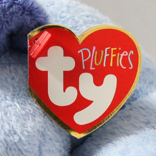 Juguete de peluche Ty Pluffies - Bloose the Blue Moose, MWMT - Imagen 4 de 6