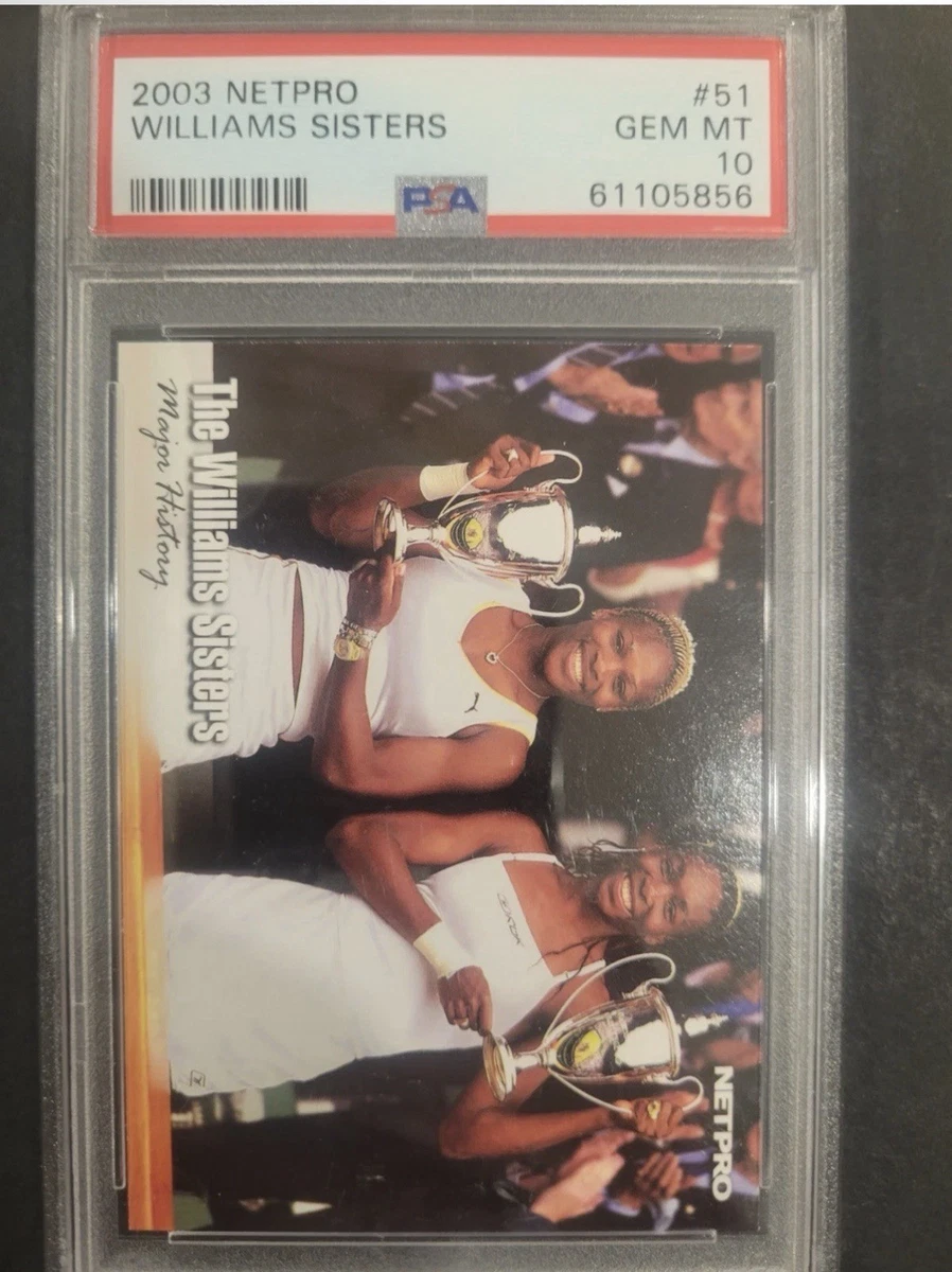 2003 NETPRO ウイリアムズシスターズ　ルーキーカード Serena Williams Tennis Rookie Sports Trading Cards & Accessories