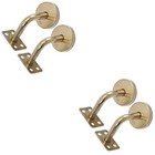  2 Pack Handlaufstütze Edelstahl -Handläufhalterung Treppengeländerhalterung