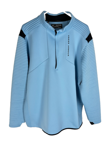 Under Armour Storm Daytona 1/2 Zip Golf Pullover Blau Jacke Coldgear Herren XXL