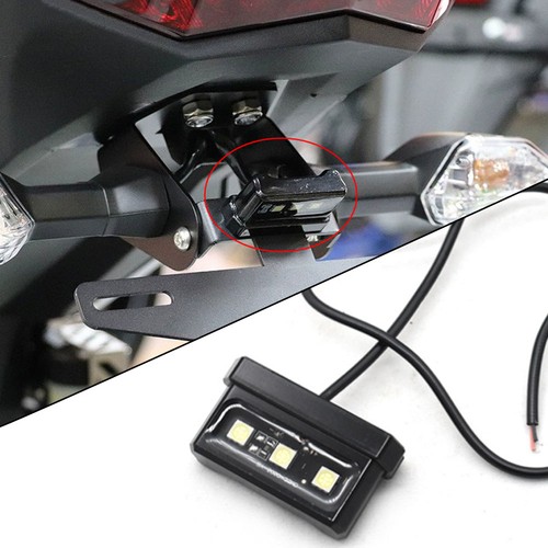Motorcycle Parts License Plate Light Rear Tail Light Waterproof Lamp Accessories - Picture 4 of 13