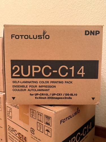 DNP 2UPC-C14 Samolaminujące nośniki druku 4x6, do Sony lub DNP SnapLab (otwarte pudełko) - Zdjęcie 2 z 2